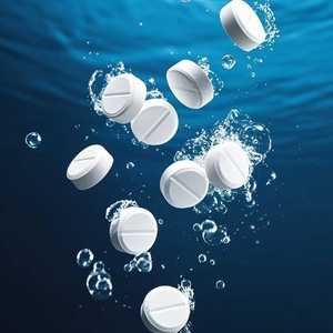 Best 30 Kg Custom Sizes <strong>Chlorine</strong> Tablets For Commercial Pools Spas &amp; Water Treatment Plants Swimming Pool Cleaner - Product Image 1