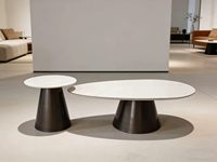 Table basse ronde de luxe légère 2025, petite table d'appoint moderne de haute qualité pour salon, table à thé simple