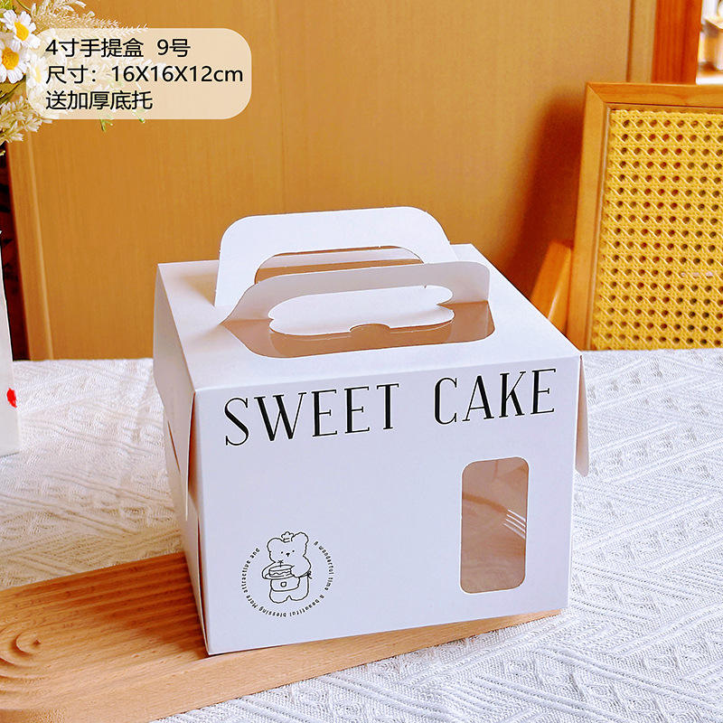 6 # boîte portative de 4 pouces no.9