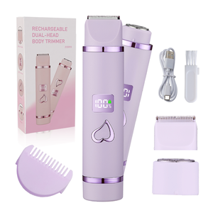 Rasoio Elettrico 2-IN-1 per Viso e Corpo, Epilatore Ricaricabile Indolore per Donne, Rimozione Permanente dei Peli - Product Image 1