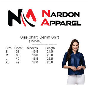 Nardon Apparel 2025 Offre Spéciale Nouveau Denim d'été pour les femmes avec un design régulier et unique, Chemise en jean pour les femmes - Product Image 6