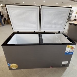 <span class=keywords><strong>Congelador</strong></span> <span class=keywords><strong>Horizontal</strong></span> de Doble Puerta para el Hogar, 480L, Gran Capacidad, Temperatura Única, Congeladores Verticales para Uso Doméstico y Comercial - Product Image 2