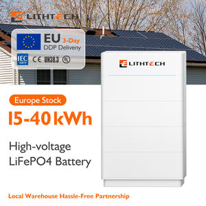 แบตเตอรี่โซลาร์เซลล์แบบกราวด์อีโค HV ขนาด 10kWh 15kWh 20kWh จัดส่งเร็วแบบ DDP 200V 400V รองรับการใช้งานร่วมกับ BYD Sungrow Goodwe Growatt Smart - Product Image 1