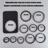 Boîte de rangement pour pièces de monnaie réglable et détachable, 10 tailles, avec doublure en mousse EVA, fermeture à pression par ultrasons, écologique et portable