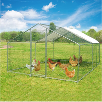 Nouvelle Cage à Lapins Grande Taille Personnalisable en Acier Galvanisé Soudé, Construction Durable, Installation Facile, Garantie 1 An