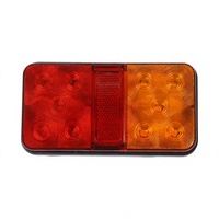 Feu arrière universel 10 LED pour camion et remorque 12V 24V, clignotant et feu stop pour véhicule utilitaire