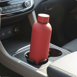Party Cups with logo 500ml Drinking <b>Bottle</b> Pink Matte Rubber Water <b>Bottles</b> for Summer Women Cute Sports <b>Thermos</b> Gift Travel Mug - Product Image 5