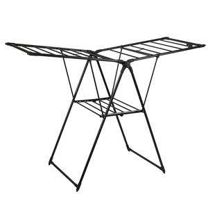 Accessoires de vêtements Étendoir à <span class=keywords><strong>linge</strong></span> pliant en forme d'aile peu encombrant <span class=keywords><strong>avec</strong></span> <span class=keywords><strong>barre</strong></span> de support réglable Étendoir à <span class=keywords><strong>linge</strong></span> - Product Image 6