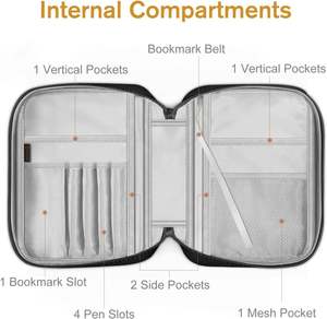 Bolsa de Transporte para Biblia de Alta Calidad con Múltiples Bolsillos, Asa Práctica y Cierre Seguro, Ideal para la Iglesia y para Regalos - Product Image 6