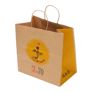 กล่องกระดาษบรรจุภัณฑ์เบอร์เกอร์ กล่องบรรจุภัณฑ์โลโก้สั่งทำ กล่องใส่ไก่แบบนำกลับบ้าน สำหรับภาชนะบรรจุอาหารจานด่วนแบบใช้แล้วทิ้ง - Product Image 2