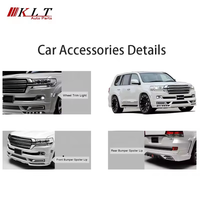 Kit de carrosserie de conversion large pour LAND CRUISER FJ200 LC200 2008-2015, mise à niveau vers le style LAND CRUISER WALD, le plus récent de KLT