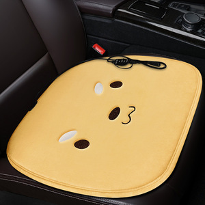 Coussin chauffant rose pour siège de voiture, coussin chauffant en peluche pour l'hiver, pour utilisation en véhicule, alimentation USB - Product Image 3