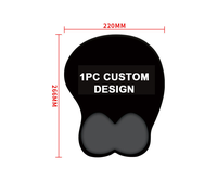 Tapis de souris personnalisé en gros Tapis de souris ergonomique et confortable avec repose-poignet lisse Tapis de souris anti-douleur