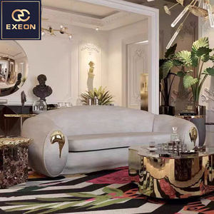 Ensemble de canapés italiens de luxe pour la maison, canapé moderne en <span class=keywords><strong>cuir</strong></span> pour salle d'attente, chaise de salon, restaurant, hôtel, salle d'attente - Product Image 5