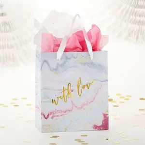 Оригинальные розовые тяжелые креативные сумки для подарков от китайского производителя