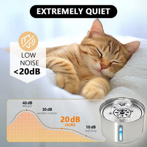 Nueva Fuente de Agua para Mascotas de Acero Inoxidable con Dispensador Automático, Diseño Inteligente y Desmontable para Perros y Gatos - Product Image 4