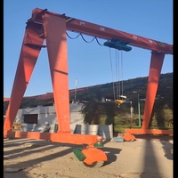 Générateur diesel auto-alimenté, grue RTG, portique sur pneus en caoutchouc sans rail avec moteur pour capacité de 3 à 80 tonnes