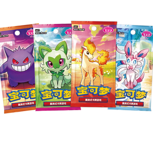 YQ vente en gros Pokemoned Gem Pack simplifié chinois authentique fournisseur chinois Pokemoned Tcg Karte aveugle Booster boîte cartes scellées - Product Image 1