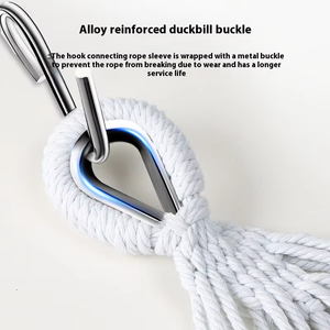 <span class=keywords><strong>Hamac</strong></span> portable pour 2 personnes, hamacs à rayures colorées, balançoire <span class=keywords><strong>avec</strong></span> <span class=keywords><strong>barre</strong></span> d'écartement, sac de transport pour patio, pelouse, jardin, camping - Product Image 2