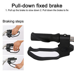 Alluminio Rollator Walker esterno medico Rollator Walker vassoio con sgabello pieghevole aiuto per camminare per gli anziani - Product Image 2