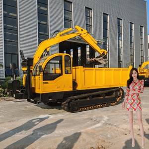 800kg hydraulique chenille Mini Dumper auto-chargement Mini Dumper 0.5 tonnes transporteur Construction jardin Mini Dumper camion - Product Image 4