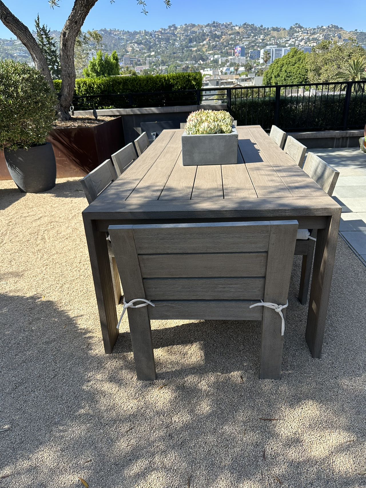 Modern Patio solid Wood  teak Garden Set Modern Outdoor Sofa Set Dinning Table Set With Chairs