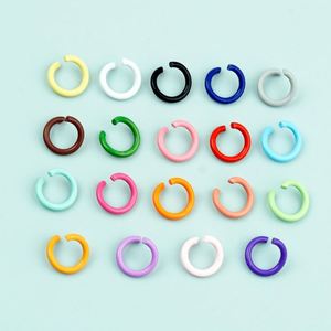 Anneaux ouverts colorés faits à la main - Fournitures de fabrication de bijoux DIY personnalisées pour colliers et bracelets - Product Image 2