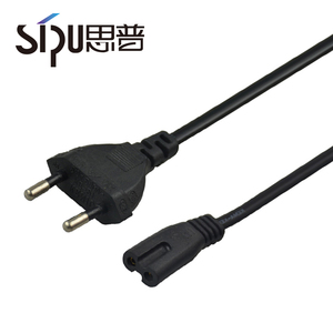 Câble d'extension électrique SIPU EU à 2 broches, connecteur IEC C7, gaine en PVC, niveau IP11, cordon d'alimentation de 1 m <span class=keywords><strong>pour</strong></span> ordinateur - Product Image 2