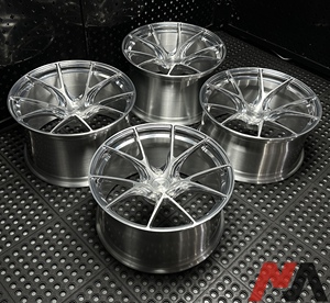 Đánh bóng rõ ràng cửa sổ chải mặt 6061-T6 hợp kim nhôm cho BMW F10 F90 M5 bánh xe 20 21 22 inch aftermarket vành - Product Image 2