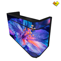Pantalla LED Qray a Todo Color Resistente a Arañazos P1.86, Pantalla Móvil para Recepción, Adobe RGB 98% de Gama de Colores, HDR 1000:1, IP65