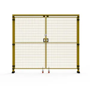 Safety Guarding Fence Machine Safety Fencing For Machine Guarding With Fence Gate Sliding Door