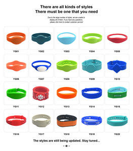 Водонепроницаемый мини-браслет из силикона с лазерной гравировкой логотипа, цветным наполнением, <span class=keywords><strong>RFID</strong></span>, NFC 13.56 МГц для бесконтактной оплаты и визитной карточки - Product Image 6