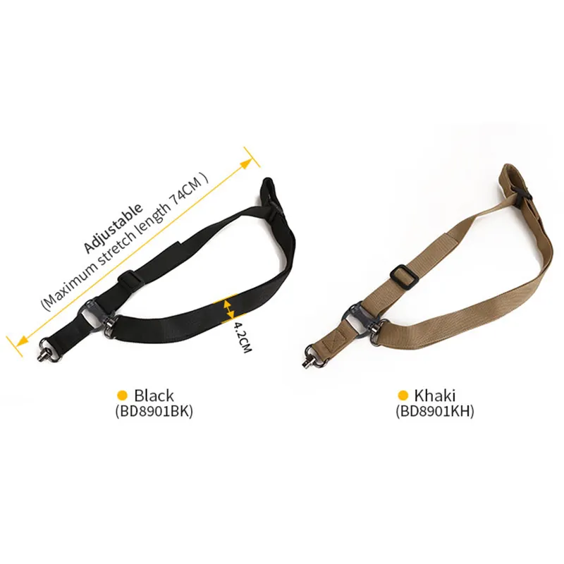 Emersongear Tactische Uitrusting Outdoor Pistool Accessoires Riem Snel Aanpassen Multi-Point Tactische Gug Sling Met Ms4 Stijl