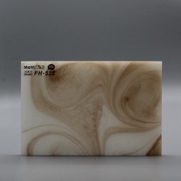 Plaques en acrylique translucide effet pierre pour la décoration intérieure de murs, plafonds, colonnes et vasques