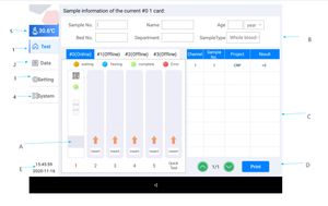 Vy huỳnh quang immunossary nhanh chóng kiểm tra poct Analyzer cảm ứng di động màn hình thú y <span class=keywords><strong>ivd</strong></span> thiết bị - Product Image 6