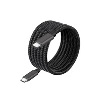 Kabel Data Universal, kabel Data Universal 2m kepang paduan aluminium tipe-c untuk Data ponsel, akses kamera kompatibel