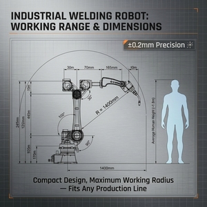 Bras de <span class=keywords><strong>robot</strong></span> de soudage industriel, bras de soudage robotisé pour pièces automobiles, fabricant chinois de robots de soudage automatiques - Product Image 5
