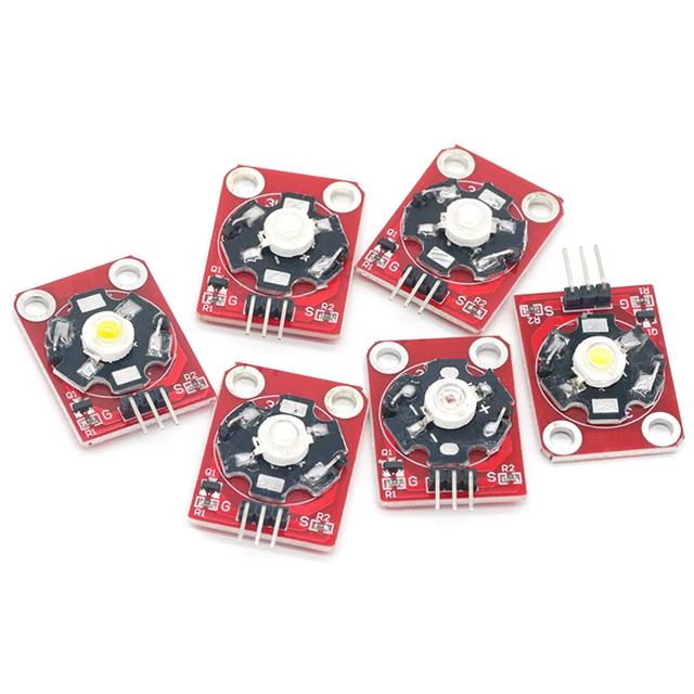 LED light module 3W White/red/yellow/blue/green/purple LED module High-power LED