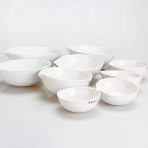Plato de Evaporación de Porcelana de Fondo Plano de 125mL y 300mL, Platos de Evaporación de Cerámica, Plato de Secado para Laboratorio de Química - Product Image 5