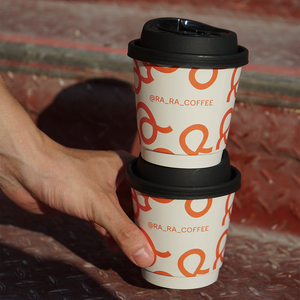 Gobelets en papier à double paroi de 12 oz de qualité alimentaire personnalisés avec couvercles et logo personnalisé pour <span class=keywords><strong>les</strong></span> boissons froides et <span class=keywords><strong>les</strong></span> boissons à emporter, marque Littleboom - Product Image 4