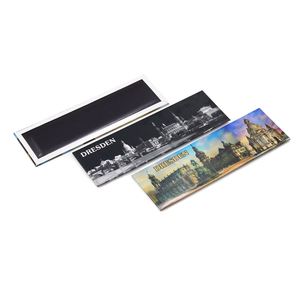 Custom Made Country Tourist Souvenir PVC Metal <b>Plate</b> Fridge Magnet DIY Personalized Austria Vienna Photo Tin Fridge Magnet - Product Image 5