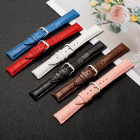 Correas de Reloj Inteligente para Hombre, Clásicas, de Cuero Genuino, Transpirables, Lavables, de Lujo, de 18-24 mm, en Varios Colores