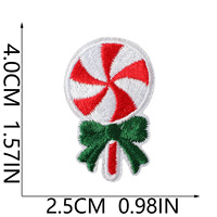 Patchs brodés thermocollants de Noël à motifs de dessins animés (pingouin, maison de neige, ours) pour vêtements, chapeaux et projets DIY, idéal comme cadeau de fêtes