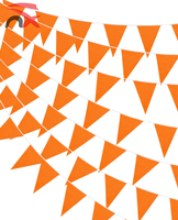Triangle en plastique d'impression couleur personnalisée 10m 15 feuillesDrapeau original en forme de banderole pour décoration