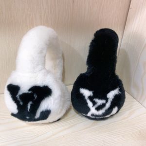 उच्च गुणवत्ता वाले अनुकूलन लड़कियों को फ्फी फ्राई फ्रारी नरम सर्दियों के बाहर गर्म असली फर ईयरमफ - Product Image 3