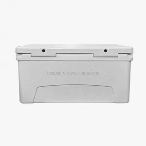 Rotomolding Insulated Plastic Ice Cooler Box For Fishing Refrigerator Transport Box