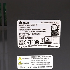 Controlador de Motor ASD-A2-0121-E AC de 100W 220V, Original, Nuevo - Product Image 6