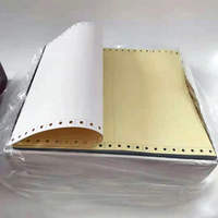 Barato CB CFB CF 3-Ply NCR computadora forma/papel de NCR 2 Ply continuo autocopiativo papel de impresión/papel 4 ply NCR carbono menos papel