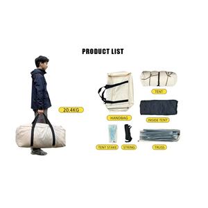 Kit complet de maison de tente de camping de bulle de voiture d'auvent de salon commercial - Product Image 6