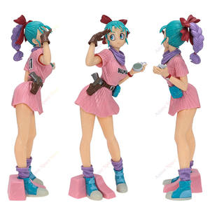 25cm Dragoned <span class=keywords><strong>Ball</strong></span> <span class=keywords><strong>Z</strong></span> Anime <span class=keywords><strong>Bulma</strong></span> Glitter Glamour PVC figura de acción muñeca dibujos animados japoneses modelo coleccionable juguete regalo de cumpleaños - Product Image 5